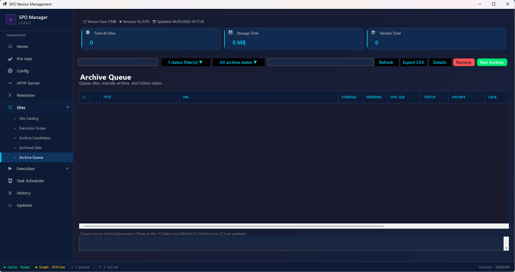 Archive Queue