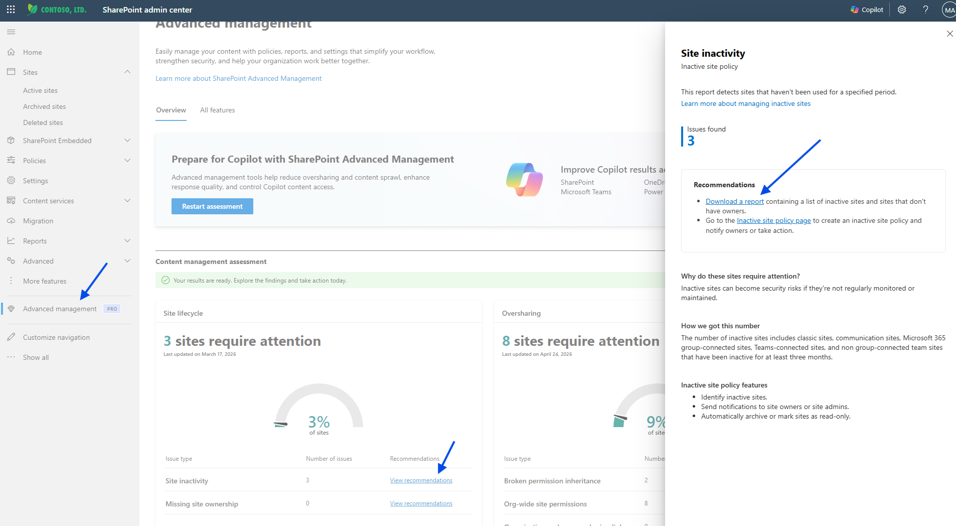 SAM Advanced Management Overview